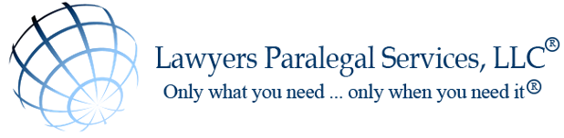Business logo, lawyers Paralegal Services, LLC